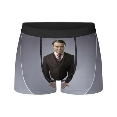 The Late Great Hannibal Lecter Boxer Herrenhöschen Unterhosen Männliche atmungsaktive Image