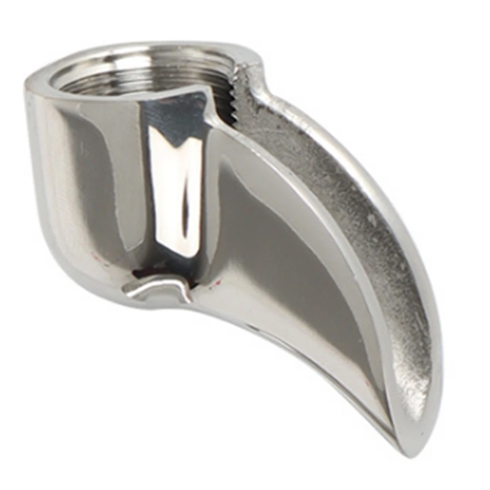 Halbautomat ische Kaffee maschine Griff Umlenkdüse Edelstahl Abfluss düse Umleitung sdüse 58mm, einzeln Image