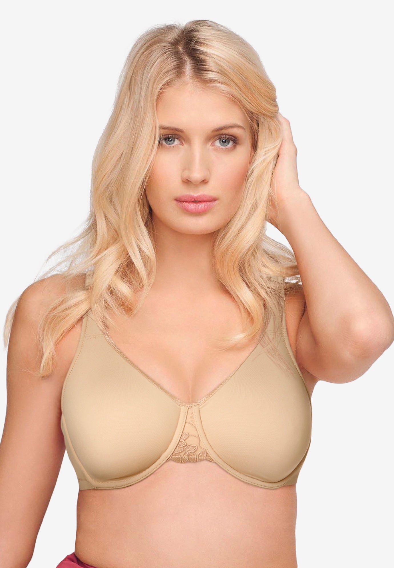 Plus Size Women's Smooth Caress Bra by Avenue Body in Natural (Size 38 DD)