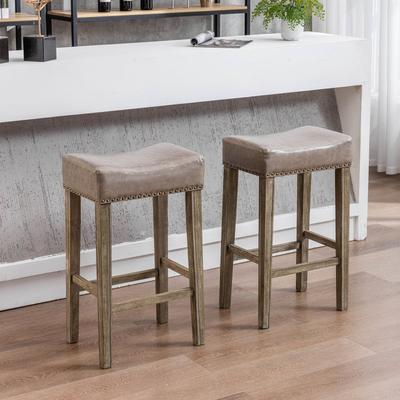 Farmhouse Style Bar Chairs,Counter Height 29