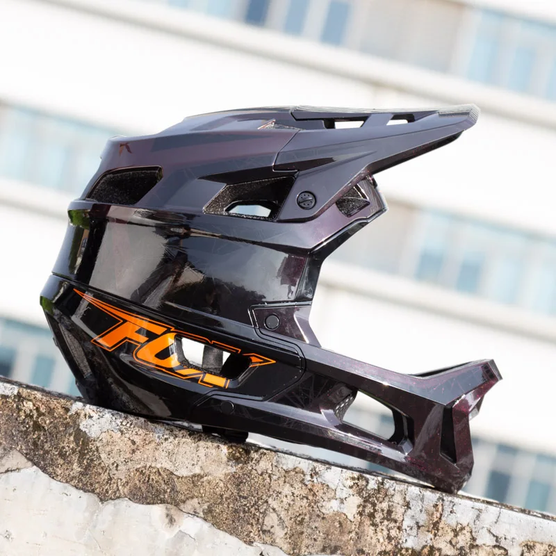 BATFOX Casco da ciclismo MTB integrale Downhill Speedframe Casco da moto da uomo da corsa Scooter elettrico DH BMX Caschi da bicicletta