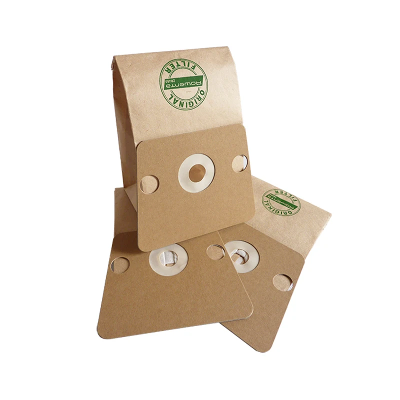 Sacchetto di polvere del sacchetto di carta dell'aspirapolvere di 7 pezzi/lottp per Rowenta ZR480 RO400 ZR410 ZR430 RO1217etc. Accessori per parti di aspirapolvere