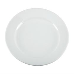 Gastronoble Olympia Whiteware Teller mit breitem Rand - 28cm - 12 Teller