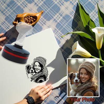 TEMU Personalized Photo Stamp - Custom For Wedding Favors & Party Decorations, Choose Your Style & Your Picture Image