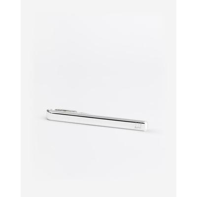 Luxury Cadogan Facet Tie Bar - White - Dunhill Tie...