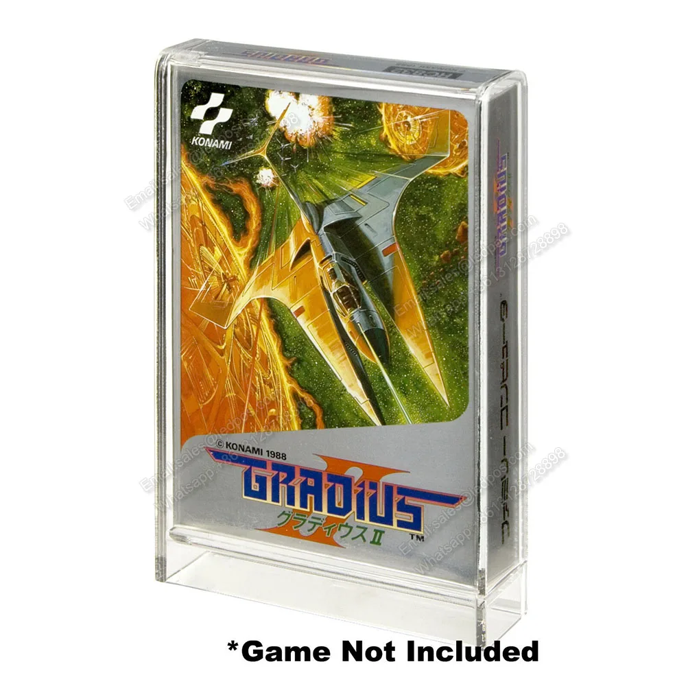 Staub dichte famicom vertikale Videospiel box Acryl vitrine klare Schutzs piele Aufbewahrung schutz box für nintendof amicom