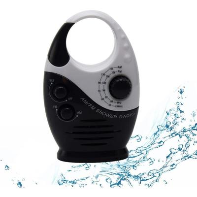 Duschradio, AM FM Badezimmerradio, wasserdichtes hängendes Duschradio, einstellbare Lautstärke, Image