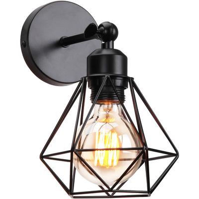 Retro E27 Wandleuchte 180 ° Drehbare Retro Industrie Innenbeleuchtung Wandlampe Schlafzimmer Image