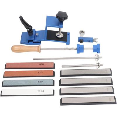 Eosnow - Festwinkel-Messerschärfer-Set mit 4 Schleifsteinen und 4 Diamant-Schleifsteinen,