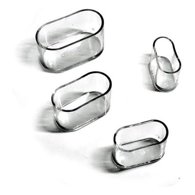 Stuhlbeinabdeckungen, ovale Silikon-Möbelbeinabdeckungen, kratzfester Bodenschutz, 8–24 Stück Image