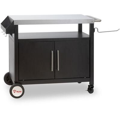Bbq-toro - Grillwagen 103,5 x 59 x 81 cm, Silber/Schwarz Grilltisch mit großer Arbeitsfläche Image