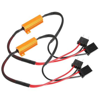 Zoternen - 2 Stück Auto-LED-Decoder für H7-Scheinwerfer, Anti-Hyper-Blitz, kein Fehler,