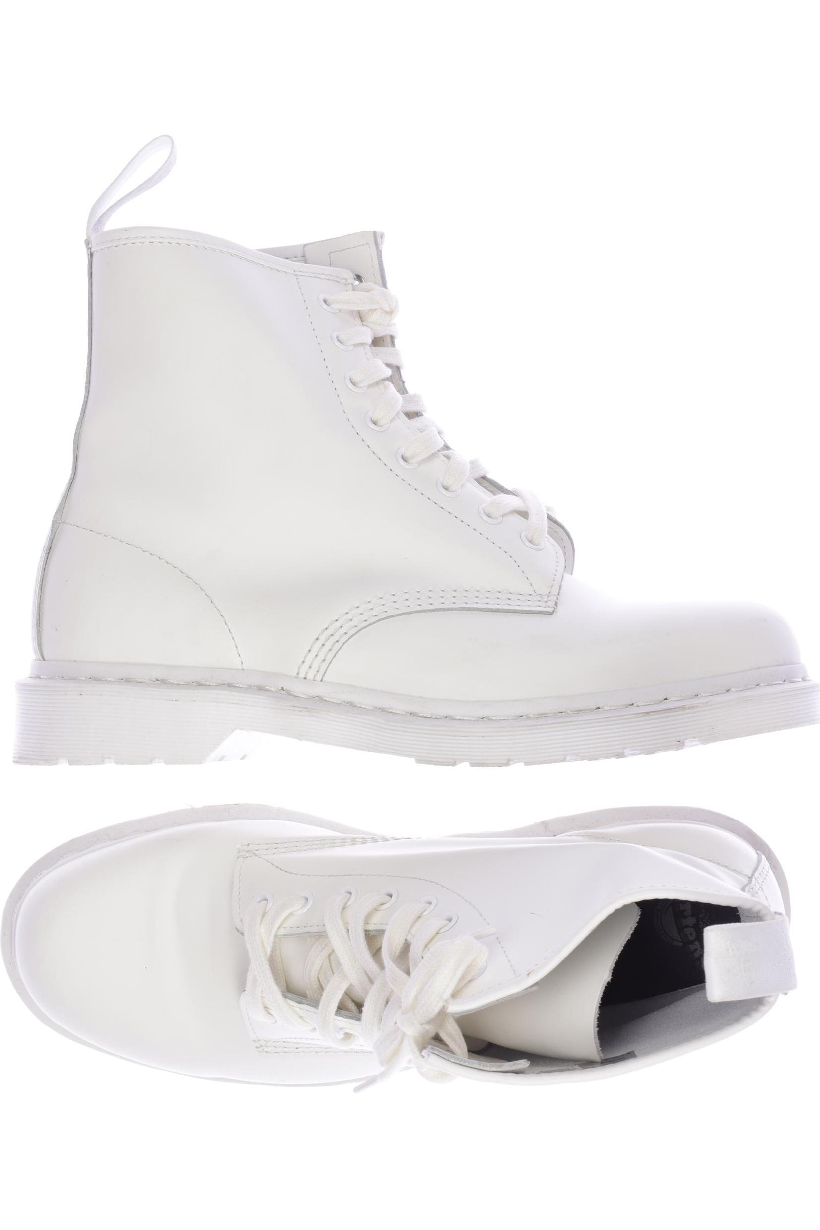 Dr. Martens Herren Stiefel, Gr. 45, weiß, Leder Image