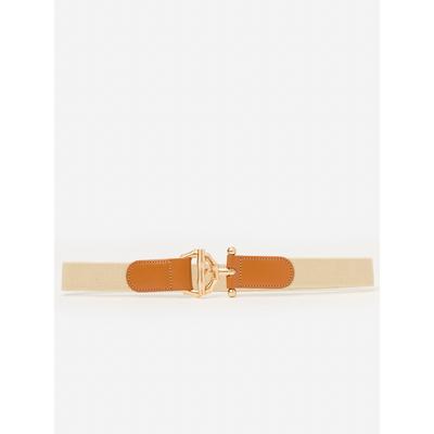 J.McLaughlin Women's Marais Belt Khaki/Vachetta, Size Extra Small/Small | Vachetta Leather