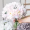 5 Pieces Artificial Flower Peony Silk Fake Flower Wedding Garden Party Big Flower Head Decor Home