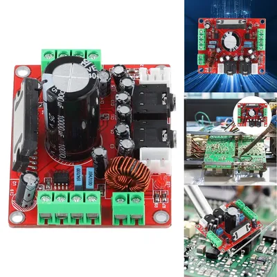 XH-M150 Car Stereo Power Amplifier Module 4x50W TDA7850 4 Channel Car Power Amplifier Module DC 12V