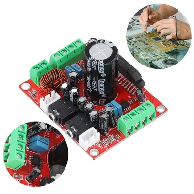 XH-M150 Car Stereo Power Amplifier Module 4x50W TDA7850 4 Channel Car Power Amplifier Module DC 12V