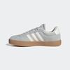 Sneaker ADIDAS SPORTSWEAR "VL COURT 3.0", Gr. 37, grau (wonder silber, sanftes weiß, gum 3), Leder, Synthetik, sportlich, Schuhe, inspiriert vom Design des adidas samba
