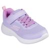 Sneaker SKECHERS "SELECTORS", Kinder, Gr. 31, lila (lavendel), Textil, Lederimitat, sportlich, Schuhe, Slip-On Sneaker mit Klettverschluss, Größenschablone zum Download