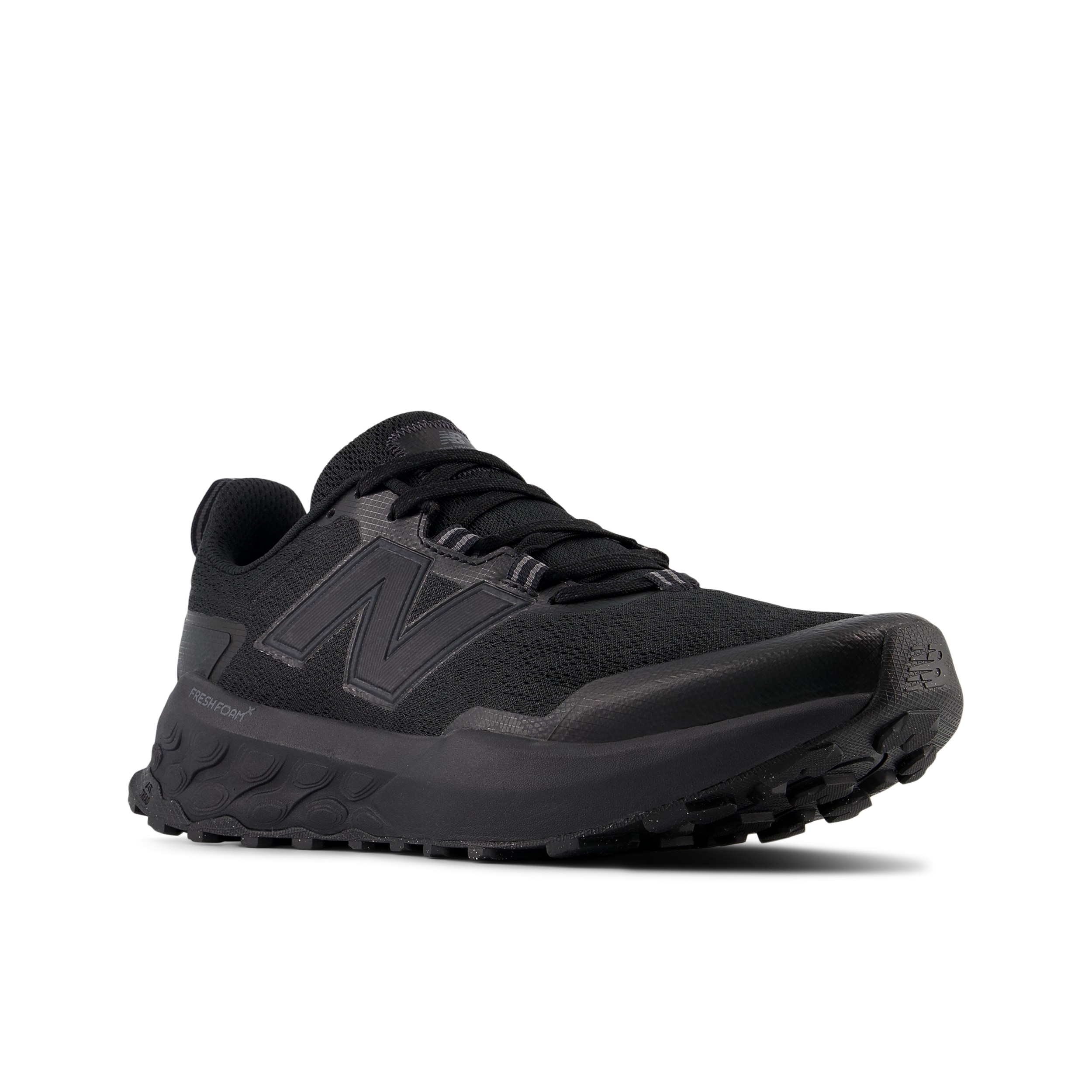 Laufschuh NEW BALANCE "Fresh Foam Garoe", Damen, Gr. 41,5, schwarz, Synthetik, Textil, Schuhe Laufschuh, Trailrunning-Schuhe