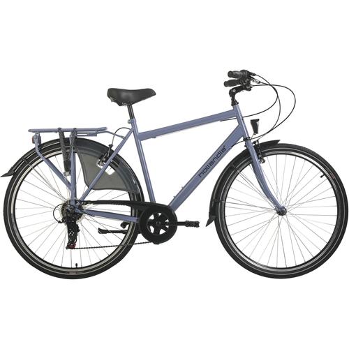 Hollandrad HOLLANDIA ""City Next"" Gr. 56, blau (denim blau, denim blau), Fahrräder, 56cm, 28 Zoll (71,12cm) hinten: 28 Zoll (71,12cm)