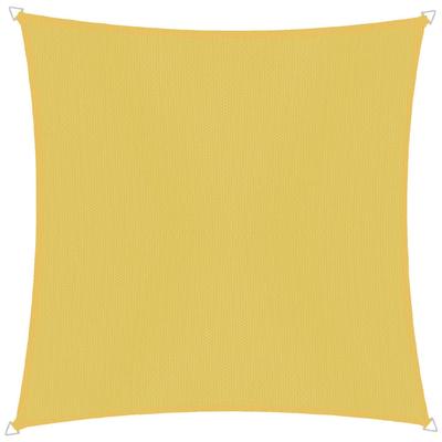 Sonnensegel WINDHAGER "Cannes Quadrat", gelb, B:500cm T:500cm, Polyester, Sonnensegel, 5x5m, gelb Image