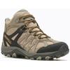 Wanderschuh MERRELL "ACCENTOR 3 MID WP", Gr. 43, braun (pecan), Leder, Textil, sportlich, Schuhe, wasserdicht
