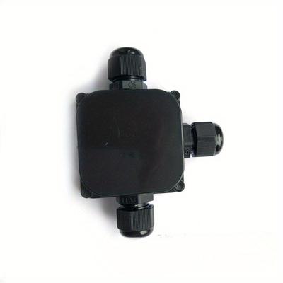 TEMU 3-way Electrical Box, Weather-resistant Cable Connector, & , Material, Uncharged Image