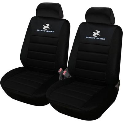 TEMU 2pc Car Seat Cover Car Single Seat Cover, Seat Cover For Car, Van, (without Side ), , Including Mounting Hooks, Washable, Very , Fade-resistant And Easy To Clean Full Set, 4 Colors Are Image