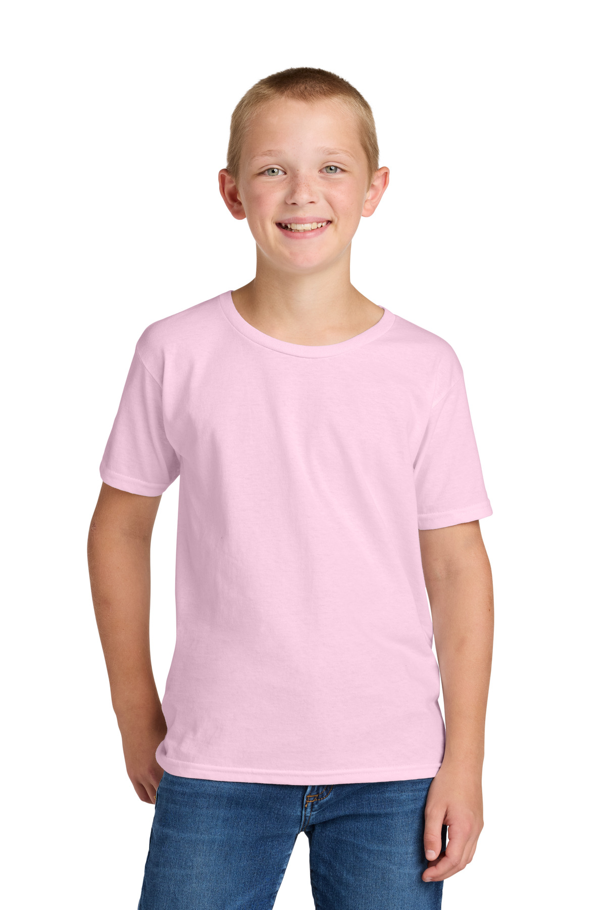 Jerzees 363Y Classics Youth Cotton T-Shirt in Classic Pink size Small