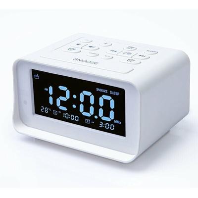 Digitaler Radiowecker mit Dual-USB-Ladegerät für Schlafzimmer, mit Alarmlautstärke und Image