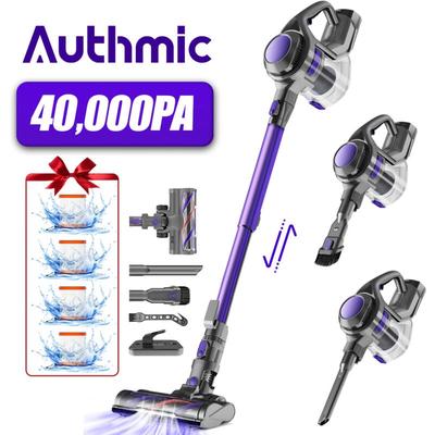 Bodenstaubsauger – 40000 Pa, 400 w, 5-in-1 mit HEPA-Filtersystem – 55 Min. Laufzeit – Abnehmbare Image