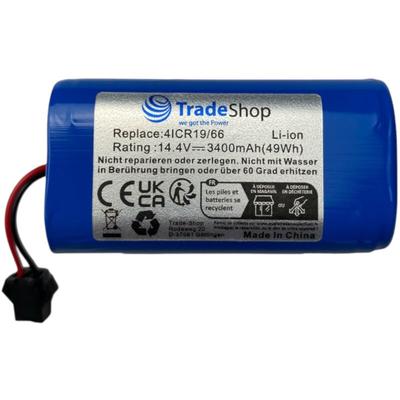 Trade-Shop 14,4V 3400mAh Ersatzakku kompatibel mit Eufy RoboVac G10 G20 G30 G35 G40 Hybrid, Eufy 11 Image