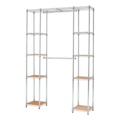 Trinity EcoStorage Expandable Closet Organizer (Chrome)