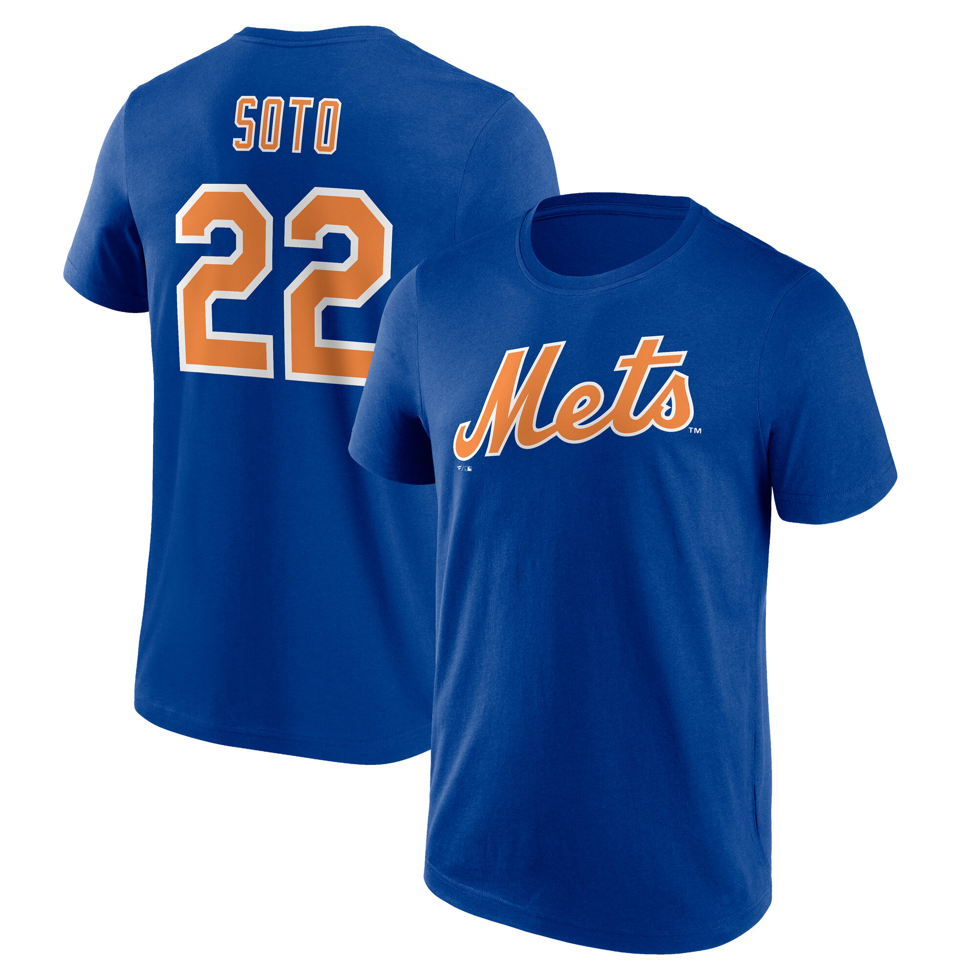 New York Mets Name und Nummer T-Shirt – Juan Soto – Herren Image