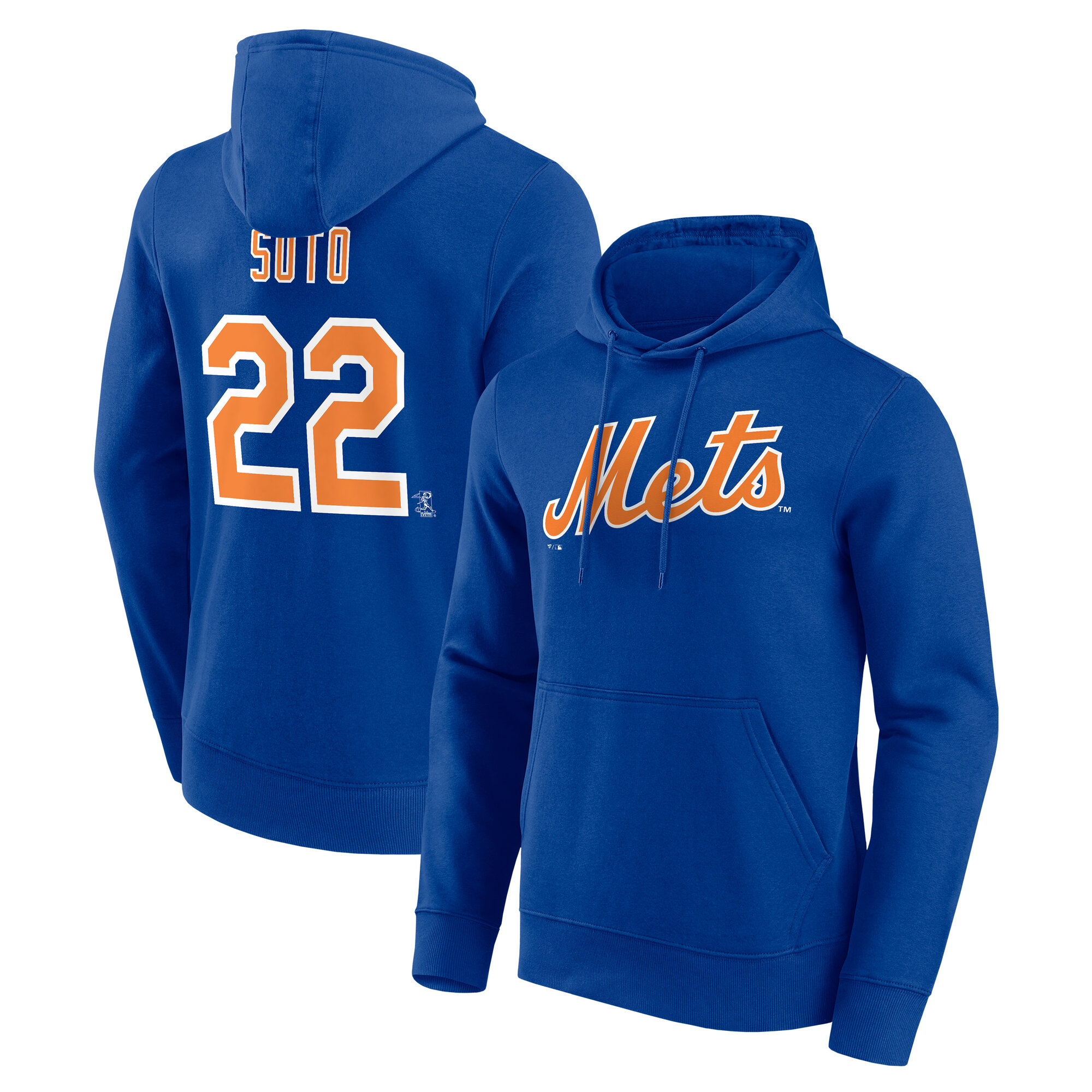 New York Mets Name und Nummer Hoodie – Juan Soto – Herren Image