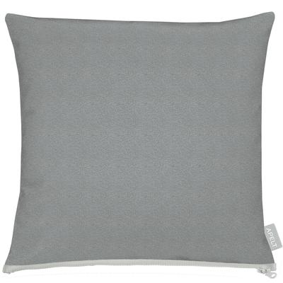 Dekokissen APELT "Ciao", grau (hellgrau, unifarben), B:45cm H:5cm L:45cm, Polyester, Baumwolle, Dekokissen_Sitzkissen_Kissenhüllen Image