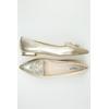 L.K.Bennett Damen Ballerinas, Gr. 42, gold, kein Etikett