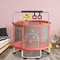 Kids Trampoline with Basketball Hoop, Swing, Sandbag, Ocean Balls, 440lbs Indoor Outdoor Trampoline