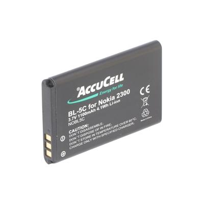 AccuCell Akku passend für Nokia 2600, BL-5C, 1100mAh Image