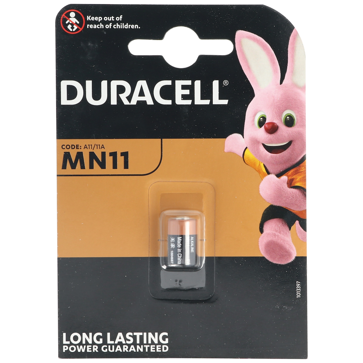 Duracell MN11 Alkaline Batterie 6 Volt, Abmessungen 16 x 10 mm Image