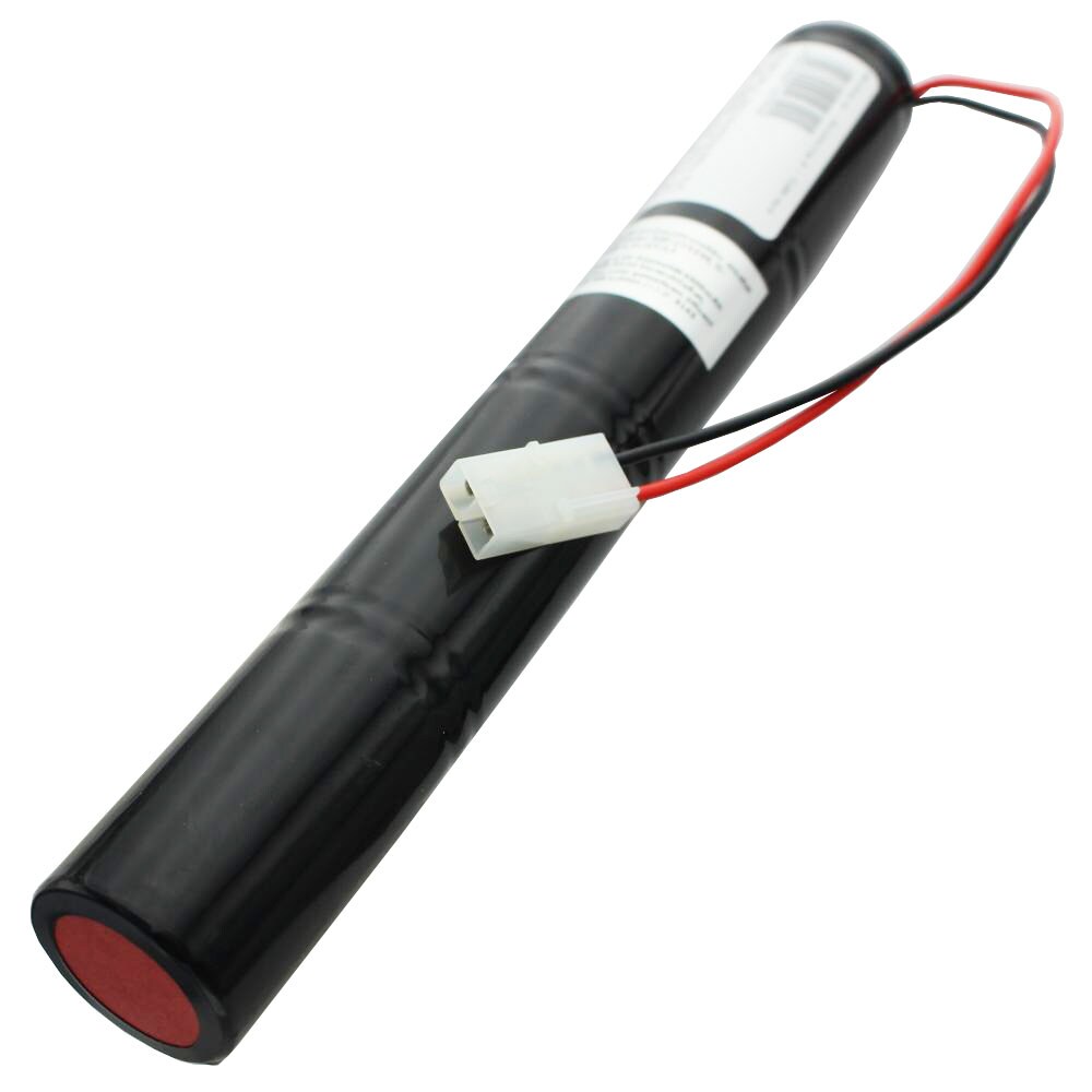 AccuCell Notleuchtenakku NiCd 4,8V 4500mAh L1x4 Mono D mit Kabel und Stecker ersetzt ELUBAT swiss REF:275599, D-D4500BT x 4-JST/LF Image