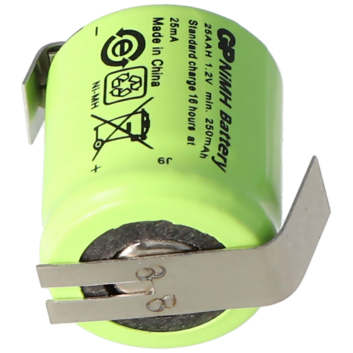 GP Akku passend für Sanyo N-110AA Akku NiMH 1/3 AA Mignon mit Lötfahne Z-Form