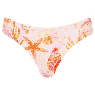Seafolly - Seafolly Collective High Leg Ruched Side Pant - Bikini-Bottom Gr 36 bunt