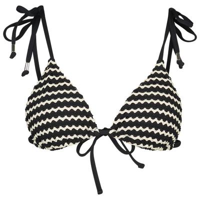 Seafolly - Women's Mesh Effect Slide Tri - Bikini-Top Gr 40 schwarz Image