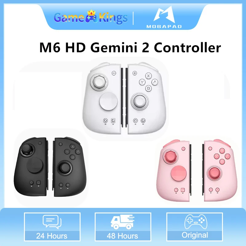 MOBAPAD-Manette de jeu M6 HD Gemini 2 pour Nintendo Switch, joystick, joystick, joystick, console NS OLED, Black Myth
