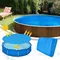 Couverture solaire pour piscine hors sol, couverture d'isolation thermique pour piscine, couverture