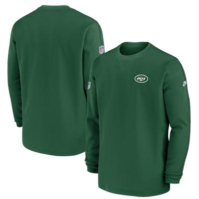 Grünes Nike New York Jets Coach Langarmoberteil mit alternativem Logo für Herren Image