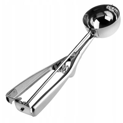 Eisportionierer aus Edelstahl, Eislöffel mit Hebel, 5.5 cm - Kadax Image