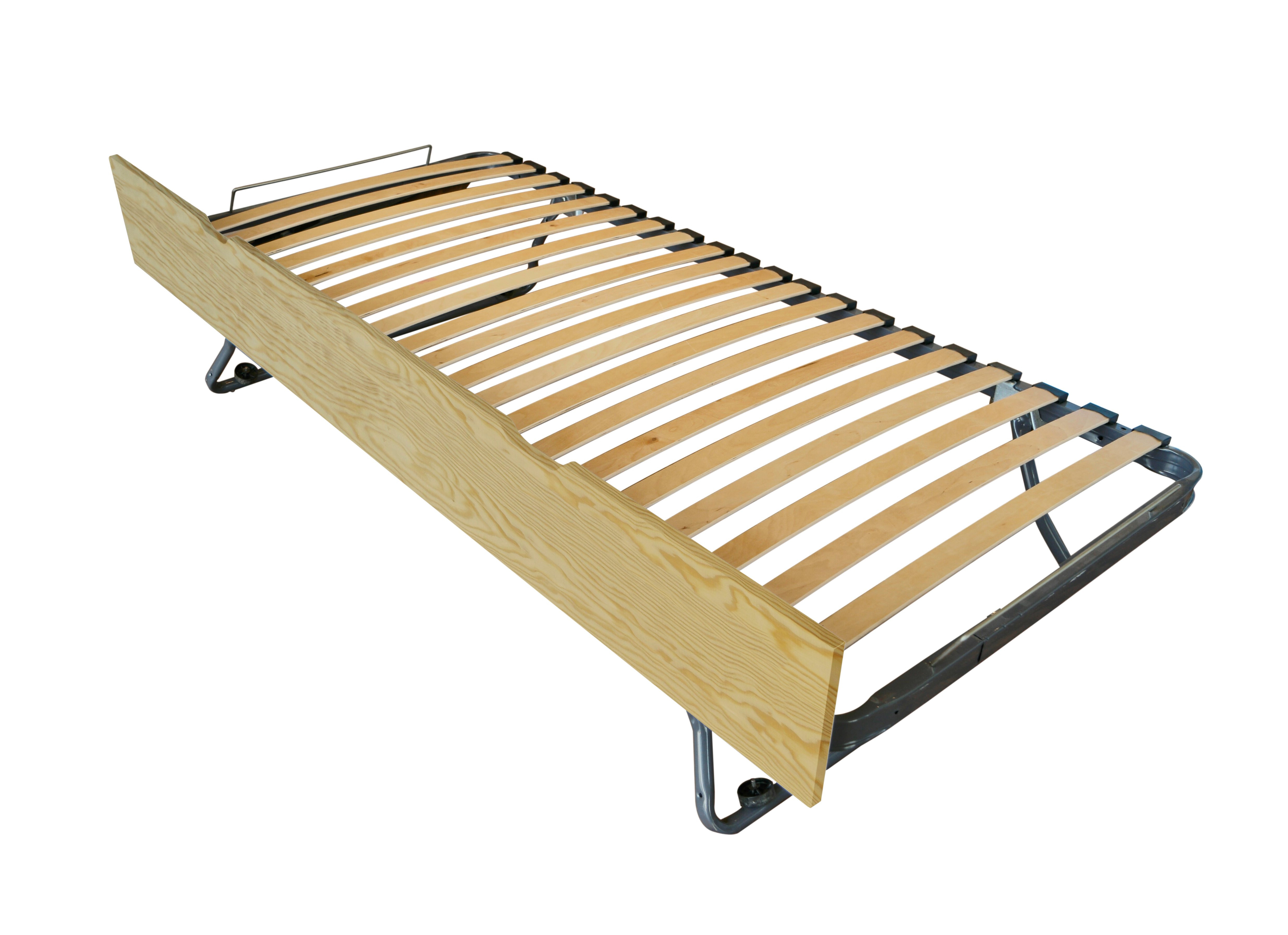 Lit tiroir 90x190 en pin massif - Miel